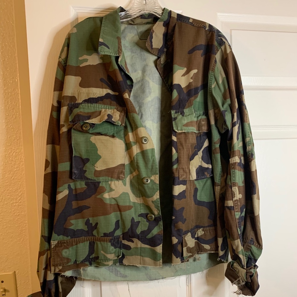 Camo oversized jacket